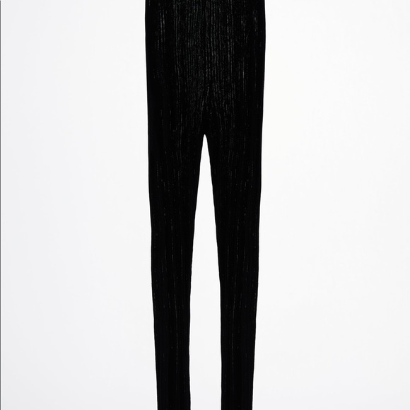 Ribbed pants - Picture 3 of 4